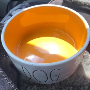 Authentic RAE DUNN ceramic DOG bowl